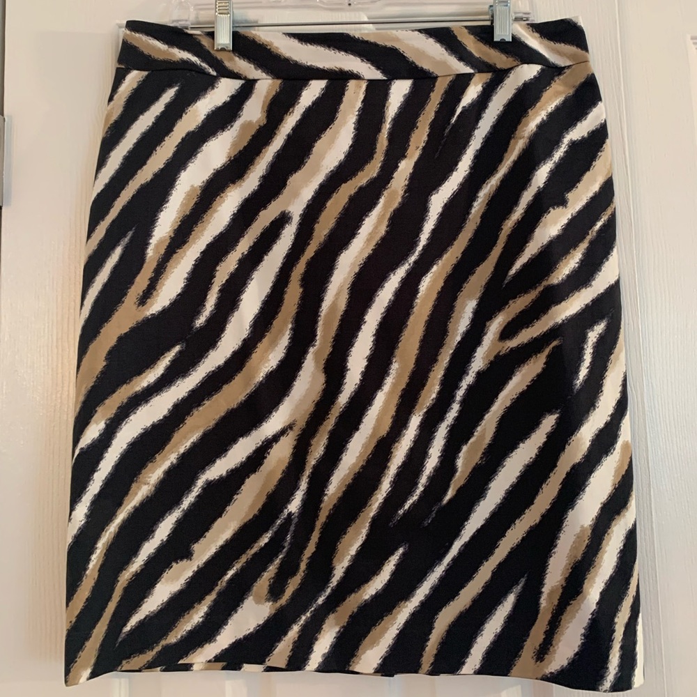 Talbots Petite Animal Print Skirt